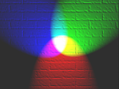 On a computer or television screen, purple colors are created by mixing red and blue light. This is called the RGB color model.