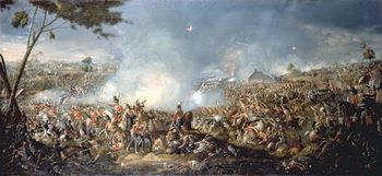 Battle of Waterloo. 1815.