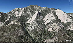 صوره لجبال المكاوى من جوجل ايرث