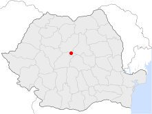 Location of Sighiṣoara