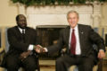 مقابلته مع جورج و. بوش في يوليو 2006.