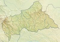 Location map/data/Central African Republic/شرح is located in جمهورية أفريقيا الوسطى