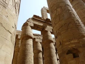 Pillars of the Great Hypostyle Hall from the Precinct of Amun-Re