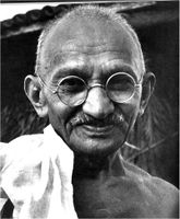 Mohandas Gandhi during the 1940s