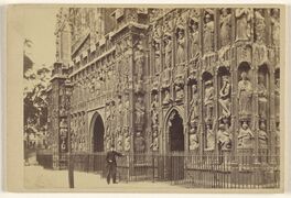 West Facade of Exeter Cathedral 1864 or 1865