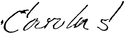 توقيع كارل الثاني عشر Charles XII