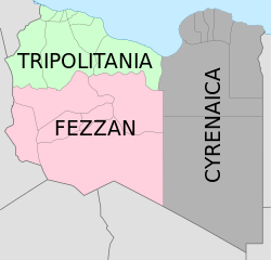 فزان في ليبيا الإيطالية ومملكة ليبيا، 1927–1963.
