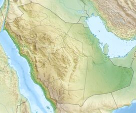خريطة السعودية موضح عليها موقع جبل النور.