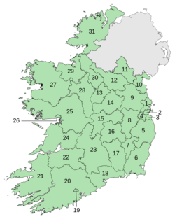 Ireland Administrative Counties.svg