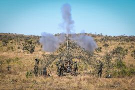 L118 light gun Brazilian Marines.