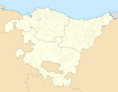 Location map Spain Basque Country