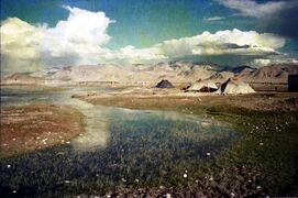 Nomad camp near Tingri, Tibet. 1993