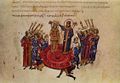Proclamation of Michael I as emperor (Fol. 10v)