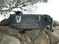 نصب تذكاري للعقيد بن شوهام قائد لواء في الحرب على الجولان