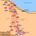 Folgore Parachutist Division attacked from three directions: 10:30pm 25 October until 3am 26 October