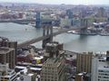 Brooklyn Bridge with Manhattan Bridge in background