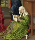 The Magdalen Reading, one of three surviving fragments from a lost altarpiece, c. 1435-38