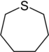 Structure of Thiepane