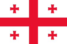The Flag of Georgia also features the Saint George's Cross. It dates back to the banner of Medieval Georgia in the 5th century.