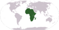 Location of Africa