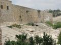 Eastern portion of the southern wall of the Temple Mount