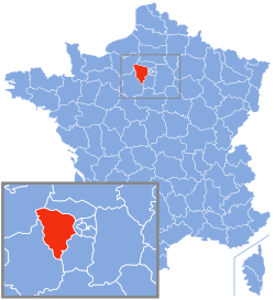Location of Yvelines in France