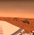 "Big Joe" rock on Mars – viewed by the Viking 1 Lander.