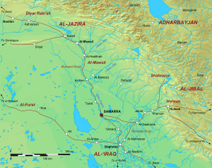 Central Abbasid Caliphate Ninth Century.svg