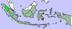 موقع سومطرة الشمالية في إندونسيا