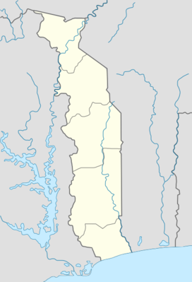 Location map Togo