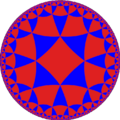 Alternated octagonal or tritetragonal tiling is a uniform tiling of the hyperbolic plane