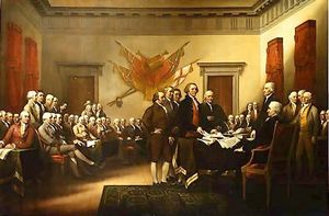 Trumbull's Declaration of Independence portrait