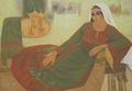 Nasr Abdel Aziz Eleyan: Palestinian woman resting