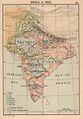 خريطة الهند في 1823