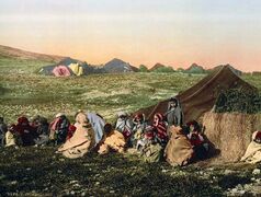 Photograph of Bedouins (wandering Arabs) of Tunisia, 1899