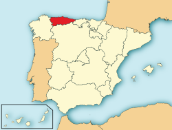 خريطة أستورياس