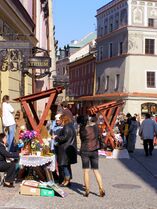 A street fair in the Old Town