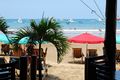 Tropical beach San Juan del Sur on the Pacific coast of Nicaragua