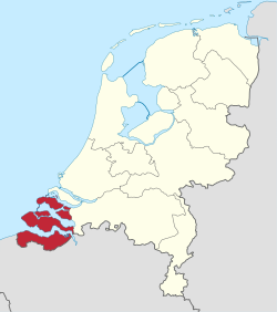 موقع زيلاند في هولندا