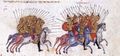 Byzantines driving the Arabs to flight (Fol. 54v)