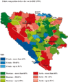Ethnic composition in 1991 by municipalities