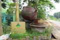 Giant teapot outside Tân Cương Tea Company