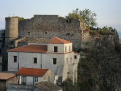 Castle and theatre of Gioiosa Ionica.
