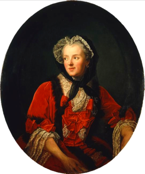 Marie Leszczyńska, reine de France (original copy) by Jean-Marc Nattier.png