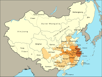 Taiping Heavenly Kingdom map.svg