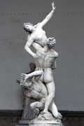 Ratto delle Sabine "Rape of the Sabines", Giambologna (1583)