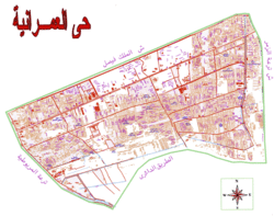 خريطة حي العمرانية.
