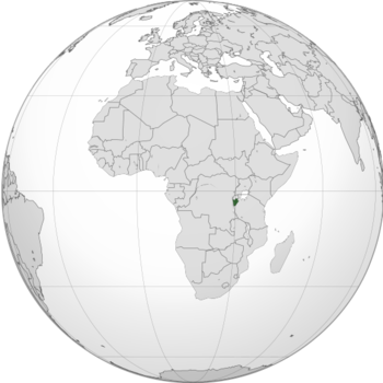 موقع  بوروندي  (dark green) [Legend]