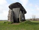Trethevy Quoit - one of the best-preserved in Cornwall, UK dated to around 3500–2500 BCE