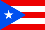 Flag of Puerto Rico (unincorporated organized territory with Commonwealth status)